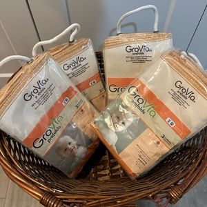 Grovia Prefold Diapers- Bundle- 4 sets of 3! New in Packaging!